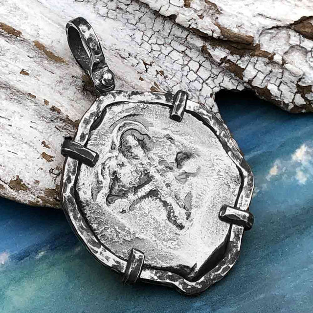 Concepcion Shipwreck Spanish 4 Reale Silver Piece of Eight Sterling Silver TORTUGA COLLECTION Pendant