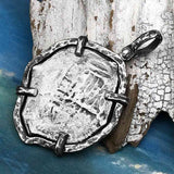 Concepcion Shipwreck Spanish 4 Reale Silver Piece of Eight Sterling Silver TORTUGA COLLECTION Pendant