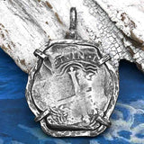 Concepcion Shipwreck Spanish 8 Reale Silver Piece of Eight Sterling Silver TORTUGA COLLECTION Pendant