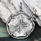 Concepcion Shipwreck Spanish 8 Reale Silver Piece of Eight Sterling Silver TORTUGA COLLECTION Pendant