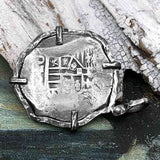 Concepcion Shipwreck Spanish 8 Reale Silver Piece of Eight Sterling Silver TORTUGA COLLECTION Pendant