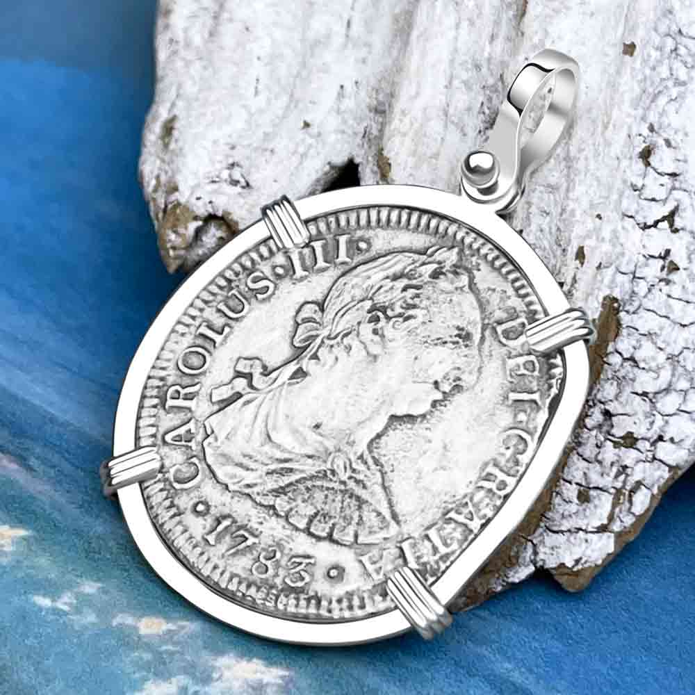 Atocha Sunken Treasure Atocha Coin Necklace – Silver and Gold - Key West