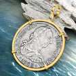 STUNNING Grade 1 Plus - El Cazador Shipwreck 1783 8 Reale "Piece of 8" 14K Gold Treasure Coin Pendant