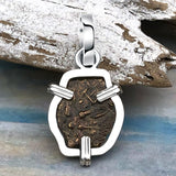 Biblical Widow's Mite Sterling Silver Pendant