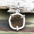 Biblical Widow's Mite Sterling Silver Pendant