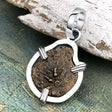 Biblical Widow's Mite Sterling Silver Pendant
