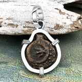 Biblical Widow's Mite Sterling Silver Pendant