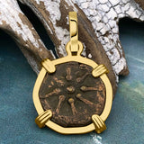 Biblical Widow's Mite 14K Gold Pendant