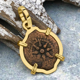 Biblical Widow's Mite 14K Gold Pendant