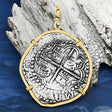 RARE Dated Mel Fisher's Atocha 8 Reale Shipwreck Coin 14K Gold Pendant