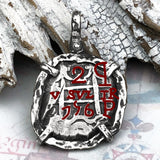1756 Pirate Era Spanish 2 Reale Piece of 8 Sterling Silver TORTUGA COLLECTION Pendant 