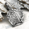 1768 Pirate Era Spanish 2 Reale Piece of 8 Sterling Silver TORTUGA COLLECTION Pendant