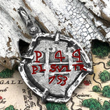 Pirate Era 1753 Spanish 4 Reale Piece of 8 Sterling Silver TORTUGA COLLECTION Pendant