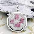 Siam Porcelain Gaming Token - from the Era of "The King & I" - Sterling Silver Pendant 