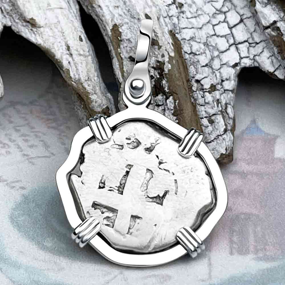 Spanish Coin Pendant Gold Pewter » Travel Charms