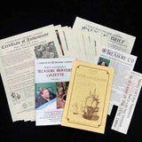 Detailed multi-page certificate of authenticity that comes with each of our treasure coin jewelry pendants researched and written by Robert Lewis Knecht - the finest Gold Standard historic documentation in the world