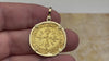 video Medieval France Royal 22K Gold Ecu d'or au Soleil Cross Coin Francis I circa 1519 in an 18K Gold Pendant