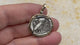 Ancient Greek Athena and the Owl Silver Tetradrachm circa 450 BC 14K Gold Pendant | Artifact #5558