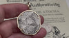 video Mel Fisher's Atocha 8 Reale Shipwreck Coin 14K Gold Pendant