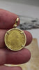 video 1790 Spanish 22K Gold Portrait 2 Escudo - the Legendary Doubloon - 18K Gold Pendant 