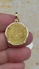 video Circa 1550 22K Gold One Escudo - the Legendary Doubloon - 18K Gold Pendant