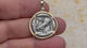 Ancient Greek Athena and the Owl Silver Tetradrachm circa 450 BC 14K Gold Pendant | Artifact #5756