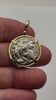 VIDEO Ancient Greek Alexander the Great LARGE Silver Tetradrachm Coin 14K Gold Pendant