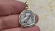 Ancient Greek Athena and the Owl Silver Tetradrachm circa 450 BC RARE Zero-Die 14K Gold Pendant | Artifact #5789