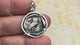 Ancient Greek Athena and the Owl Silver Tetradrachm circa 450 BC Sterling Silver Pendant | Artifact #5809