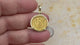 video Roman Byzantine Empire "Victory" Angel 24K Gold Solidus Coin circa 491 AD 18K Gold Pendant