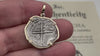 video STUNNING Mel Fisher's Atocha Rare 2 Reale Shipwreck Coin 14K Solid Gold Pendant