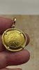 video Byzantine "Jesus Christ King of Kings" Gold Histamenon Nomisma Coin Circa 1059 AD 18K Gold Pendant