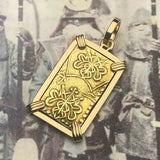 The Coins of the Last Samurai & Shogunate Gold Nibu-Kin Necklace in 14K Gold