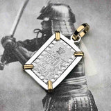The Coins of the Last Samurai Isshu-Gin Necklace in 14K Gold & Sterling Silver