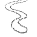 3.0 mm Antiqued Stainless Steel Figaro Chain