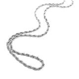 WHILE SUPPLIES LAST: 3.0 mm Antiqued Stainless Steel Rope Chain | #C5503