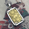 The Coins of the Last Samurai & Shogunate Gold Nibu-Kin Pendant in Sterling Silver