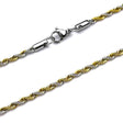 2.0 mm Gold/Silver Combination Stainless Steel Rope Chain