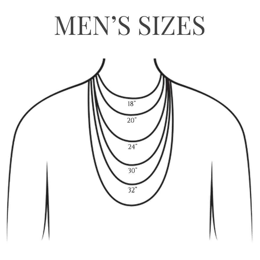 Chain size for men | Chain, Simple chain necklace, Strong necklace