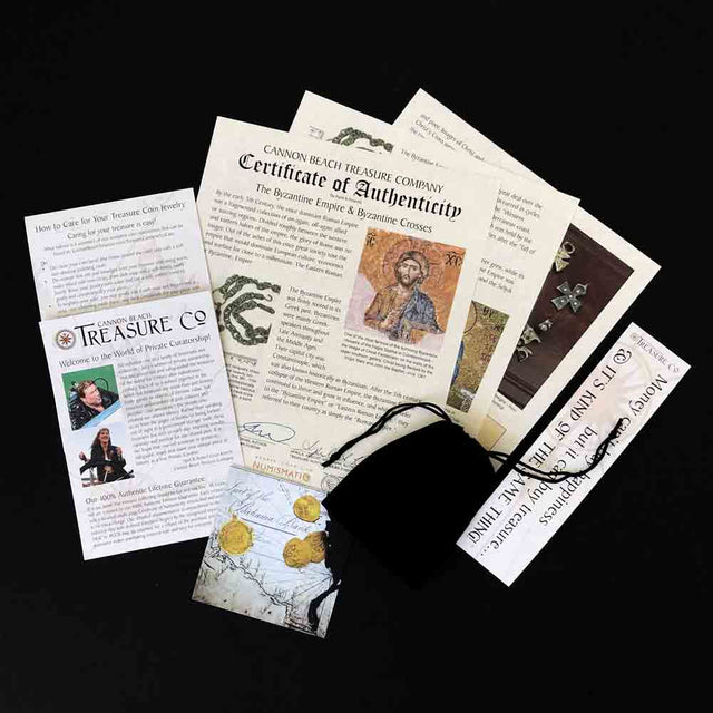 Medieval Byzantine Devotional Bronze Cross Necklace circa 1,000 AD | Artifact #5772